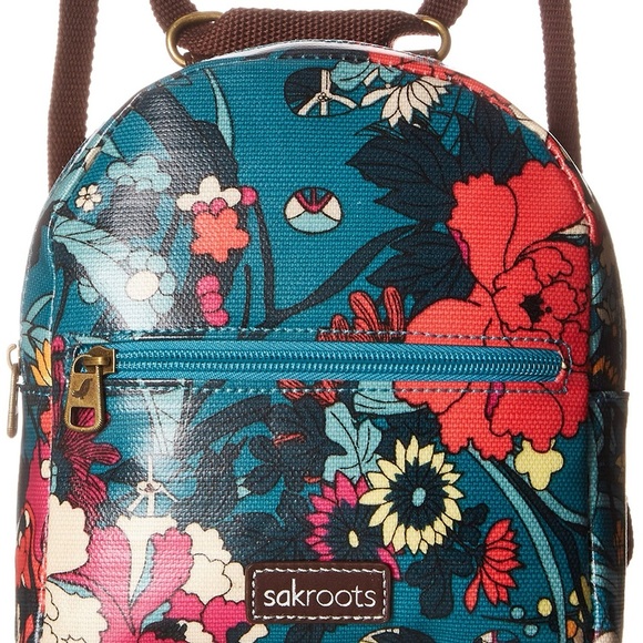 Sakroots Mini Crossbody Floral Backpack - Picture 2 of 14